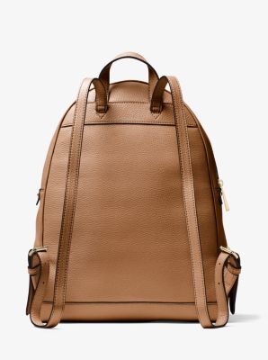 Rhea Large Leather Backpack image number 2