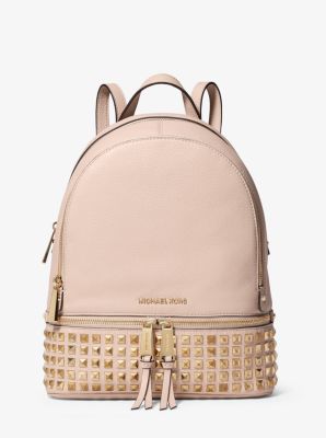 rhea studded leather backpack