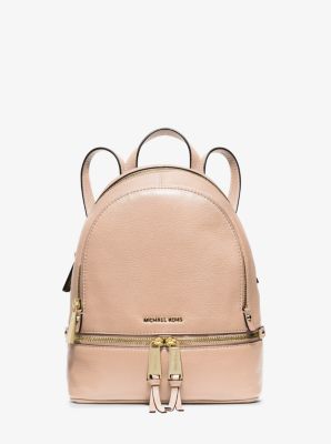 Michael kors rhea small leather clearance backpack