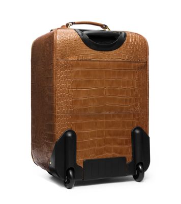 Jet Set Embossed-Leather Suitcase