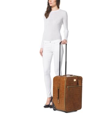 Jet Set EmbossedLeather Suitcase Michael Kors Canada