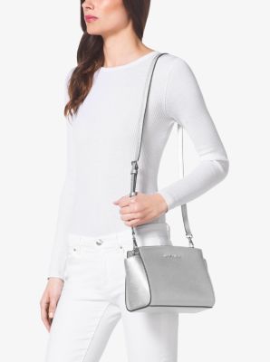 Selma medium outlet metallic leather crossbody