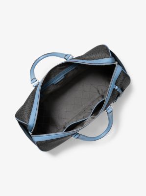 Bedford Extra-Large Signature Logo Striped Weekender Bag image number 1