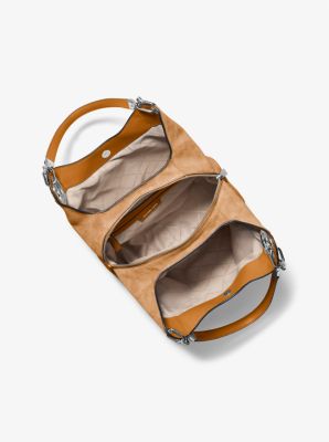 Grand sac port&eacute; &eacute;paule Lillie en daim