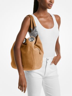 Grand sac port&eacute; &eacute;paule Lillie en daim