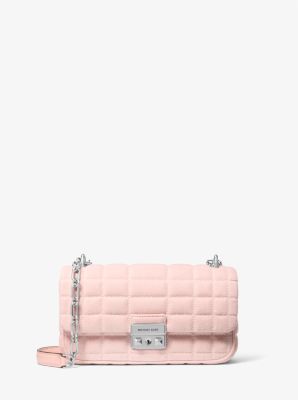 Tribeca Small Quilted Denim Shoulder Bag image number 0