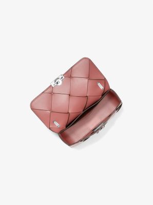 Tribeca Small Woven Leather Shoulder Bag
