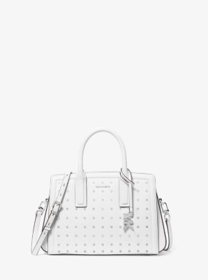 Laila Small Studded Leather Satchel image number 0