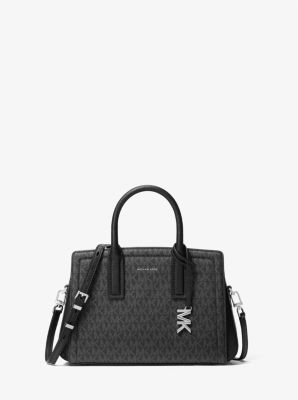 Laila Small Signature Logo Satchel image number 0