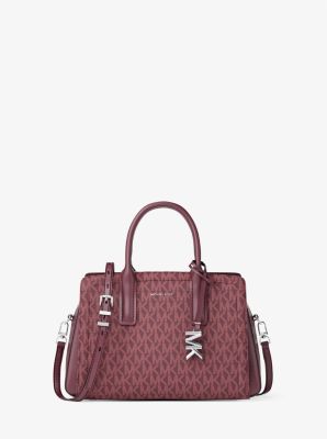 Henkeltasche Laila Small mit Signature-Logomuster image number 0