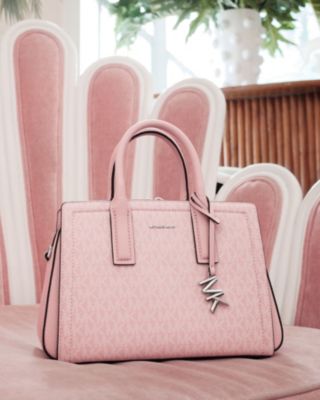 Laila Small Signature Logo Satchel image number 4