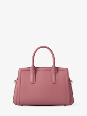 Laila Medium Leather Satchel in ROSEWOOD | Michael Kors