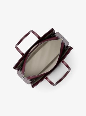 Shopper Laila Medium aus gekrispeltem Leder