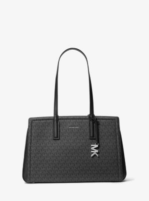 Laila Medium Signature Logo Tote Bag image number 0