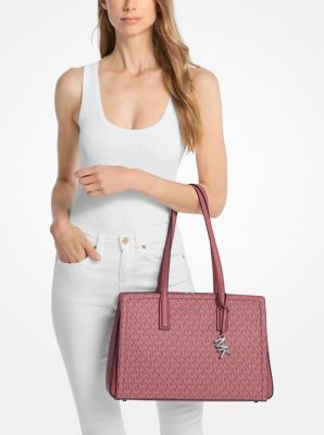 Laila Medium Signature Logo Tote Bag