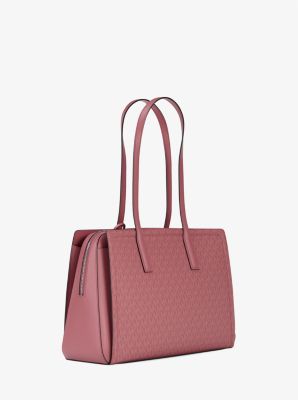 Laila Medium Signature Logo Tote Bag