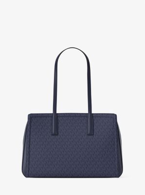 Laila Medium Signature Logo Tote Bag