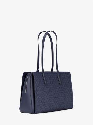 Laila Medium Signature Logo Tote Bag