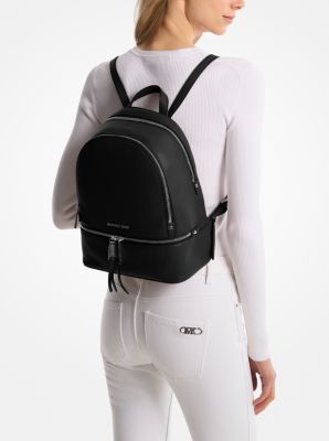 Rhea Medium Leather Backpack image number 3