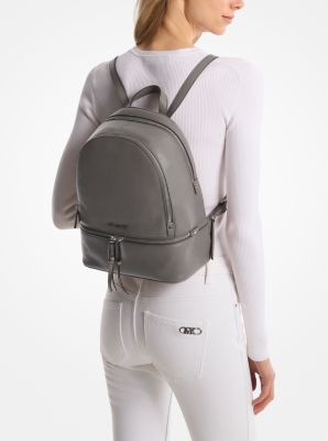 Rhea Medium Leather Backpack image number 3