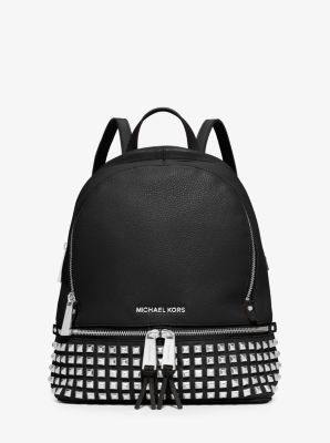 michael kors rhea studded backpack medium