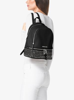 Rhea medium studded deals pebbled leather backpack