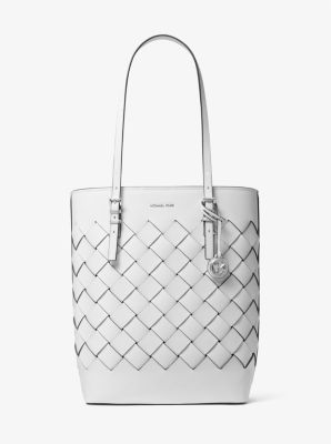 Quinn Large Woven Leather Tote Bag image number 0