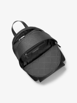Mochila Sally mediana 2 en 1 de piel saffiano image number 1