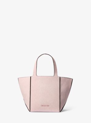 Lunar New Year Jordi Small Denim-Printed Leather Tote Bag image number 0