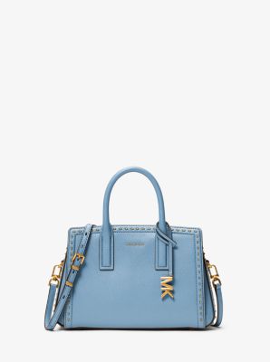 Laila Small Studded Leather Satchel