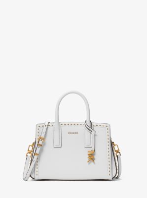 Laila Small Studded Leather Satchel