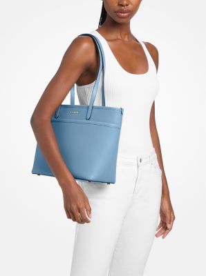 Marlowe Medium Pebbled Leather Pocket Tote Bag