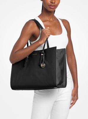 Thumbnail - MK Shopper Zadie Large Aus Nylon - Schwarz - Michael Kors