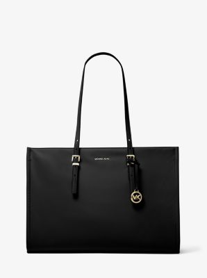 MK Shopper Zadie Large Aus Nylon - Schwarz