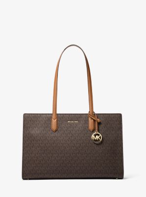 Scarlett Medium Signature Logo Tote Bag