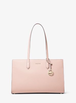 MK Shopper Scarlett Medium Aus Gekrispeltem Leder - Rosa