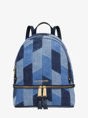 michael kors denim backpack