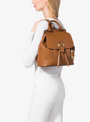 Sac dos Romy de taille moyenne en cuir Michael Kors Canada