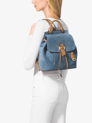 Michael kors on sale suede backpack