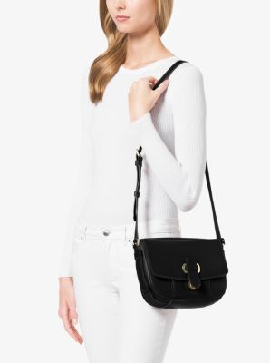 Sac bandouli re Romy de taille moyenne en cuir Michael Kors Canada