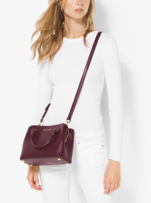 Petit sac main Savannah en cuir Saffiano verni Michael Kors Canada