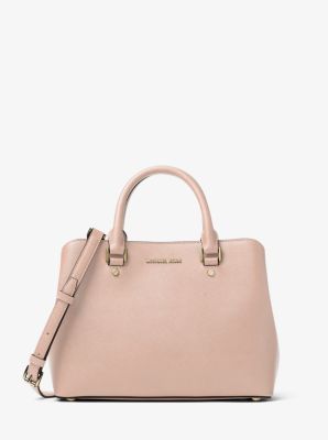 michael michael kors savannah medium saffiano leather satchel