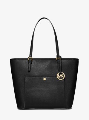 Michael michael kors signature jet set shop item large top zip snap pocket tote