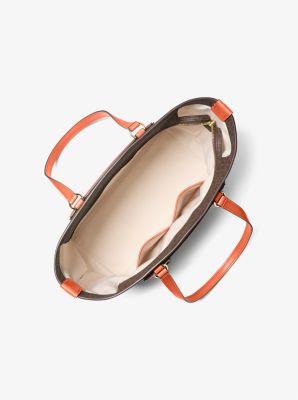 Jet Set Travel Medium Signature Logo Tote Bag