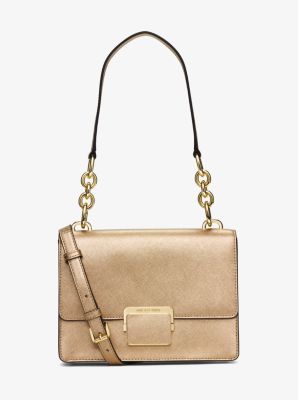 Cynthia small leather hot sale satchel michael kors