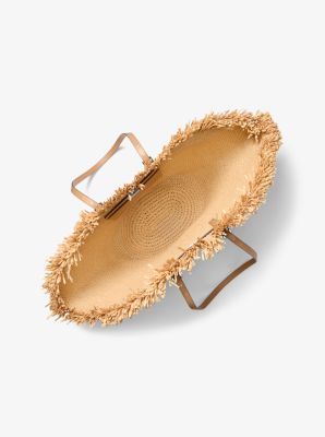 Borsa tote Isa grande lavorata a mano in NATURALE/ARACHIDE | Michael Kors