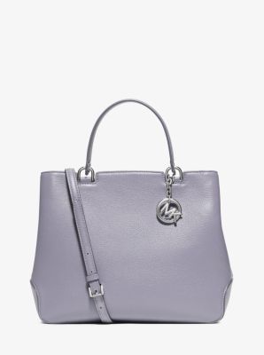 Michael Kors Anabelle Medium Top Zip Leather Tote