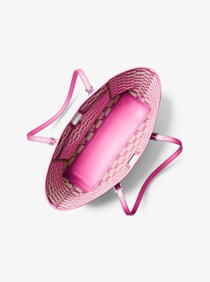 Quinn Large Striped Canvas Tote Bag