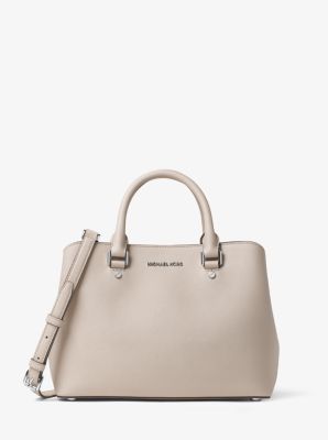 Sac main Savannah de taille moyenne en cuir Saffiano Michael