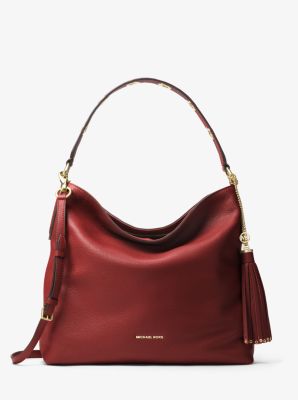 Brooklyn Large Leather Shoulder Bag | Michael Kors